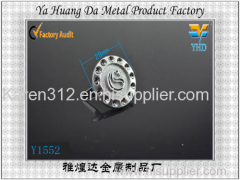 YHD hot sale alloy decorative speciafic label