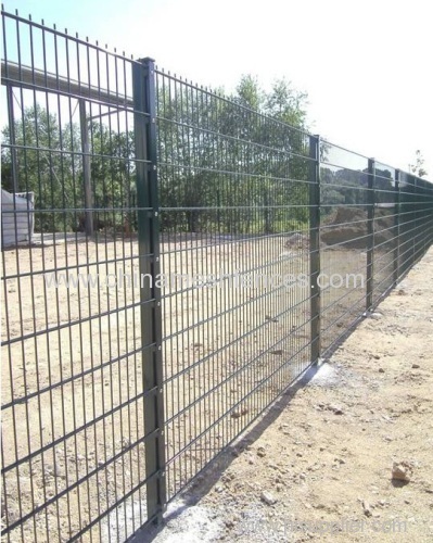 868 PVC Coated Double Wire Fence ISO Factory