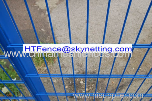 656 pvc coated double wire fence double bar fence twin wire fence