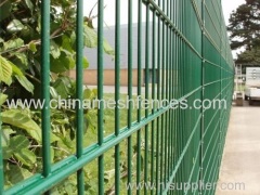 656 pvc coated double wire fence double bar fence twin wire fence