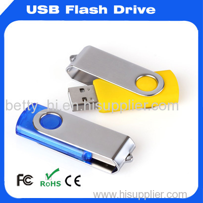 Promotional gift  usb flash drive the swivel usb disk  bulk cheap 
