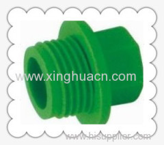 PP-R plastic fittings thread plug