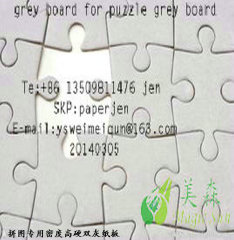 250-1850gsm Mixed pulp duplex Gray chip Board