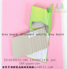 waste grey board Laminated grey paper board
