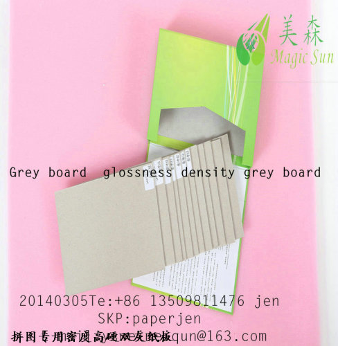 waste grey board Laminated grey paper board