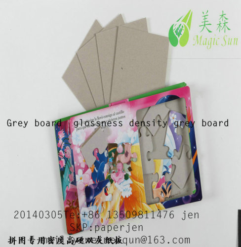 paper mill grey board 300g~650g grey chipboard for book binding board