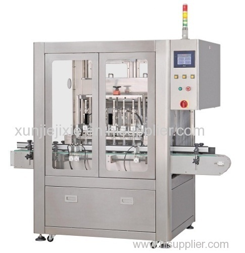 Linear Automatic Glass Bottle Caster Oil Filling Machine(2014 Low maintenance rate )