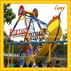 Popular used amusement rides pirate ship equipment amusement park