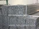 ST52 , ASTM A53 SHS Galvanized Steel Pipes / Small Diameter SHS Welded GI Tubes For Glass Curtain Wa