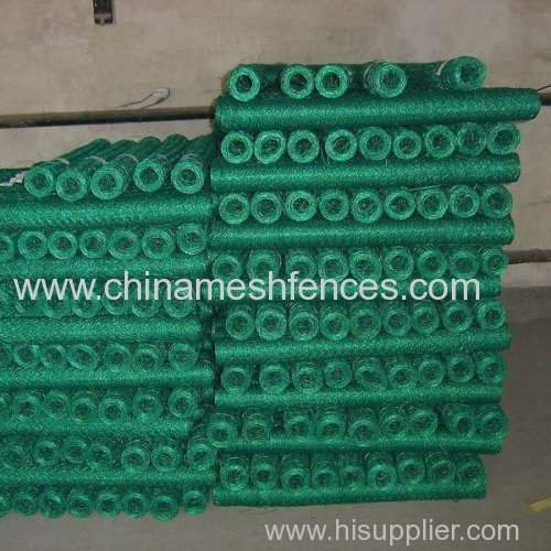 PVC coated hexagonal wire netting PVC coated chicken wire mesh