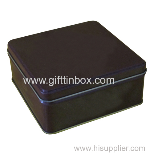 Small chocolate tin box