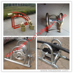 Cable roller, galvanized,Cable roller with ground plate,Cable Guides rollers