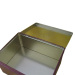 Hinged chocolate tin box