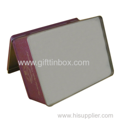 Hinged chocolate tin box