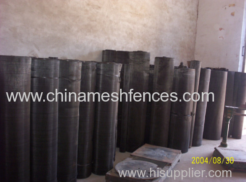 mesh 10 to 80 black wire mesh anping supplier