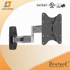 Wooden Finish Available Full Motion VESA TV Wall Mounts