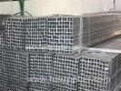 Hot Rolled Square Galvanized Plumbing Pipe / ERW Galvanized Steel Square Tubing For Structure