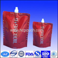 customize stand up spout pouch