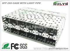 SFP 2x6 CAGE Connector Led