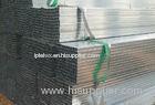 ST52 , ASTM A53 SHS Pre Galvanized Steel Pipes / Small Diameter SHS Pre GI Tubes For Glass Curtain W