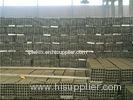 Rectangular Electric Resistance Welded Pre Galvanized Steel Pipe / ERW Pre GI Tubing For Motorcycle