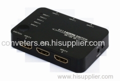 5x1 HDMI 1.4 Switch Supports 3D 4Kx2K