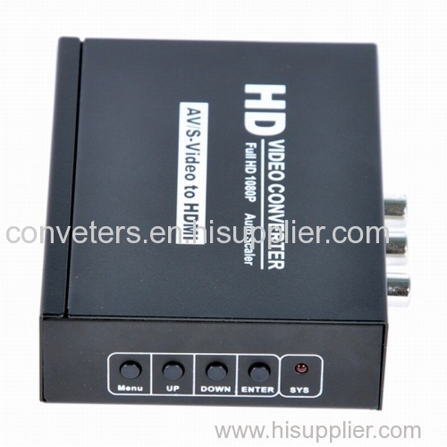 CVBS+S-Video+R/L Audio to HDMI Converter