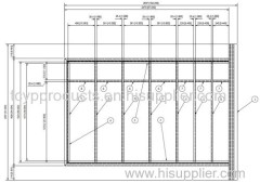 Cargo trailer made with aluminum extrusions