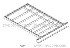 Cargo trailer made with aluminum extrusions