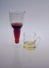 High Borosilicate Double Wall Glass Cup , Healthy Restaurant Glass Beer Mug