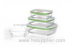 1000ml Pyrex Glass Food Storage Containers With Lids , Lunch Box Set