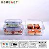 Pyrex Glass Food Storage Containers With Locking Lids , Square Shape