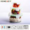 Pyrex Borosilicate Glass Food Storage Containers Set With FDA / LFGB Certification