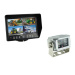 7" Waterproof LCD moniotor Quad split screen, support 4 camera input