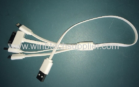 3in1 usb charger cable retractable usb cable for your mobile phones 