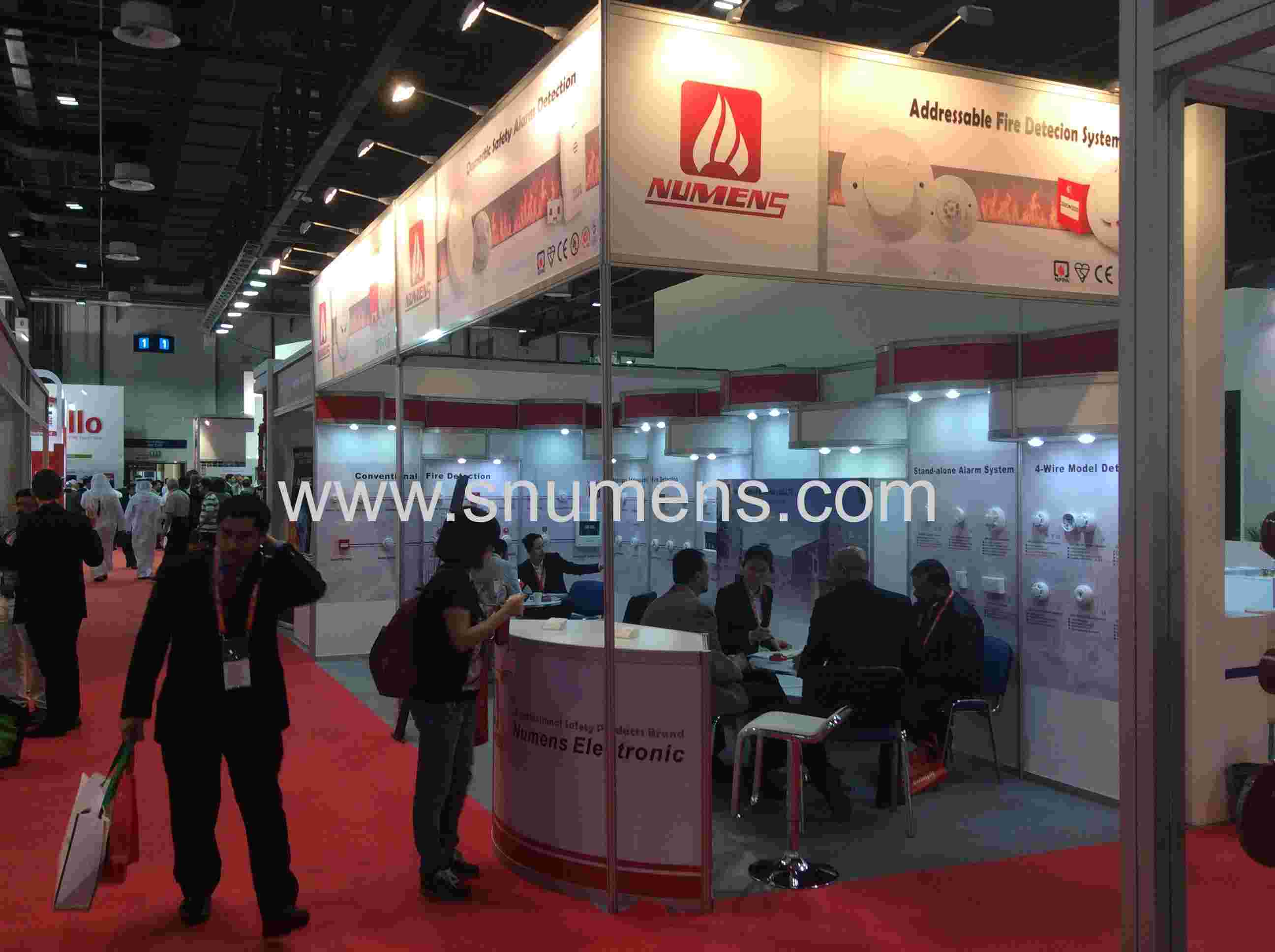 INTERSEC 2014 in Dubai last 20/01/2014---Ambest (Numens) Electronics Co.,Ltd