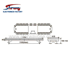 Starway Police Warning car led light bar