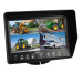 7" Waterproof LCD Monitor Built-in control box with 2 camera input, 12-24V