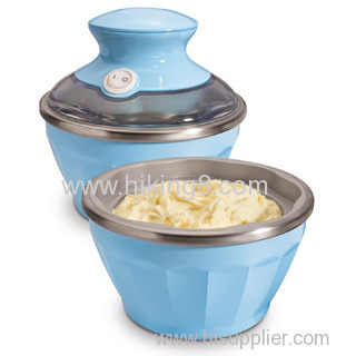 mini electric soft ice cream bowls maker