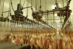 Poultry processing equipment bloodletting line