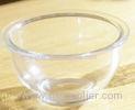 Round Borosilicate Clear Glass Salad Bowl , Themal Shock 120 Degree C