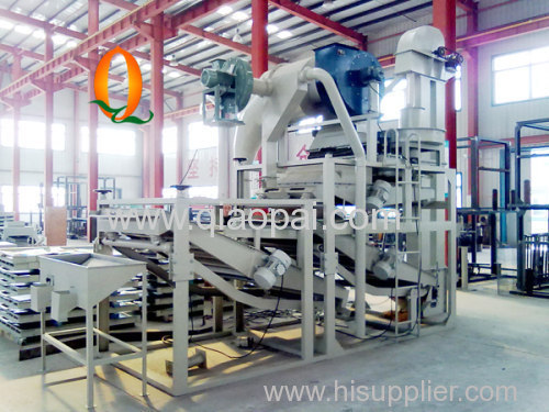Oats dehulling and separating machine