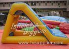 PVC Water Park Inflatable Water Game Floating Water Slide For Public Rental