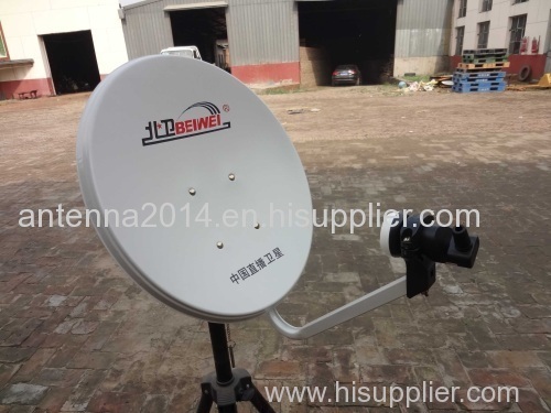 ku band 45cm roof TV satellite antenna dish with CE certification