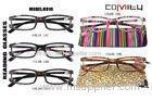 Leopard Print 2.00 Bifocal Reading Glasses , Rectangular Stainless Steel Full Frame