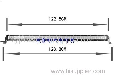 Single row led light bar,260W led light bar off road