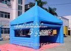 Custom Blue PVC Inflatable Outdoor Tent Powerful Blower For Exhibition Show