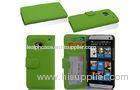 Green Leather HTC Phone Cases