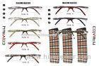 New Style 2.50 Bifocal Reading Glasses For Men , Half Frame Reading Glasses
