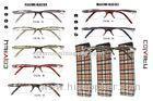 New Style 2.50 Bifocal Reading Glasses For Men , Half Frame Reading Glasses